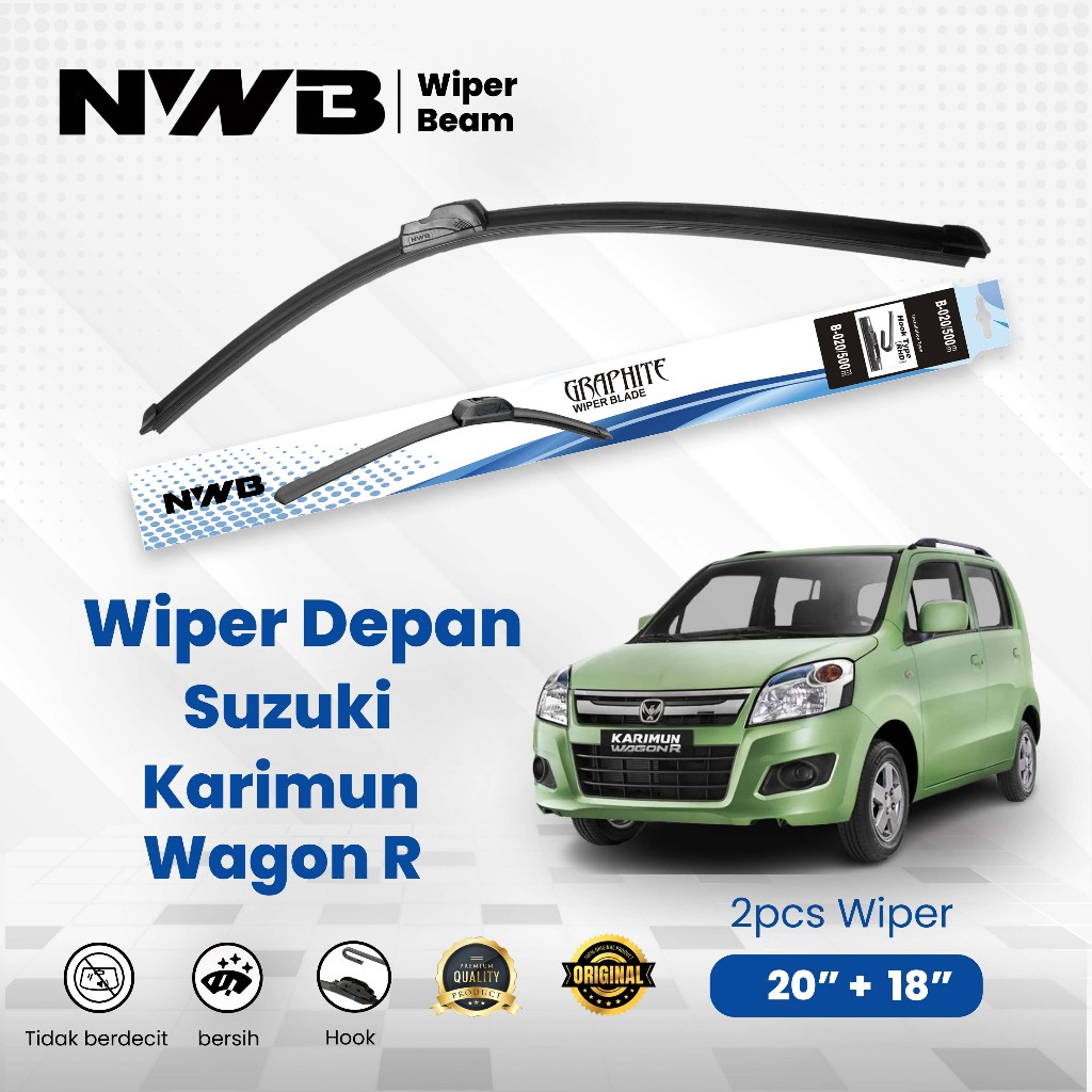 Jual Wiper Mobil Beam/Frameless Suzuki Karimun Wagon R (NNB WPB 20 ...