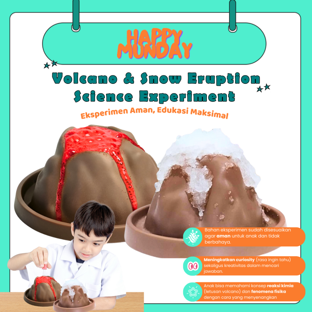 Jual HappyMunday Mainan Anak Volcano Eruption / Erupsi Gunung Science ...