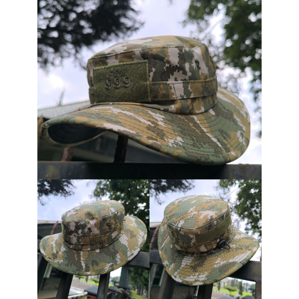 Jual TOPI RIMBA SAGE GREEN / TOPI RIMBA TNI TERBARU / TOPI RIMBA KAWAT ...
