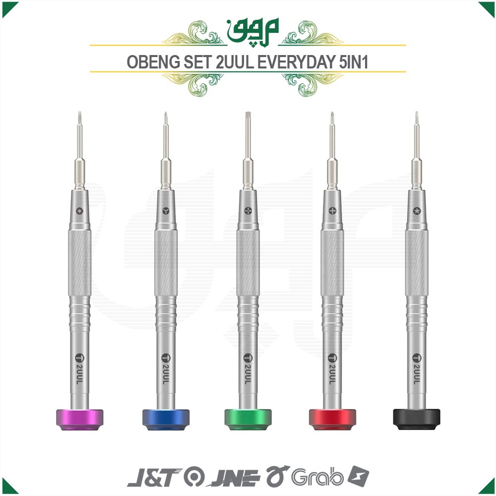 Jual Obeng Set 2UUL Isi 5 Original / Obeng Set 2UUL 5in1 Original ...
