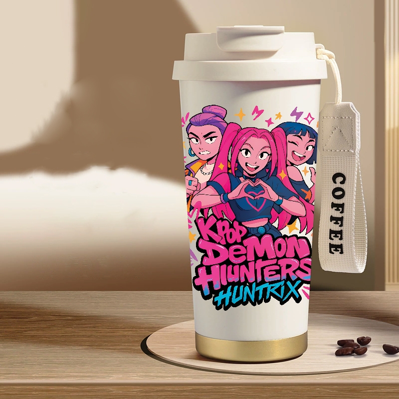 Jual Tumbler motif KPOP Demon Hunters 500ml desain kekinian bahan baja ...