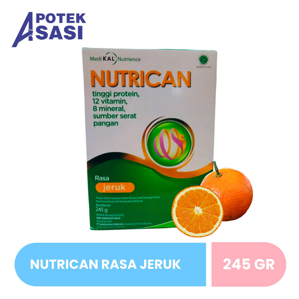 Jual Nutrican Powder Rasa Jeruk 245 Gram - Untuk Menunjang Kondisi ...