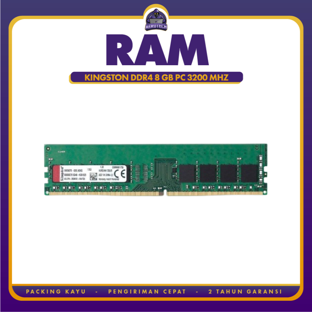Jual RAM PC Komputer Kingston 8GB DDR4 3200MHz | Shopee Indonesia