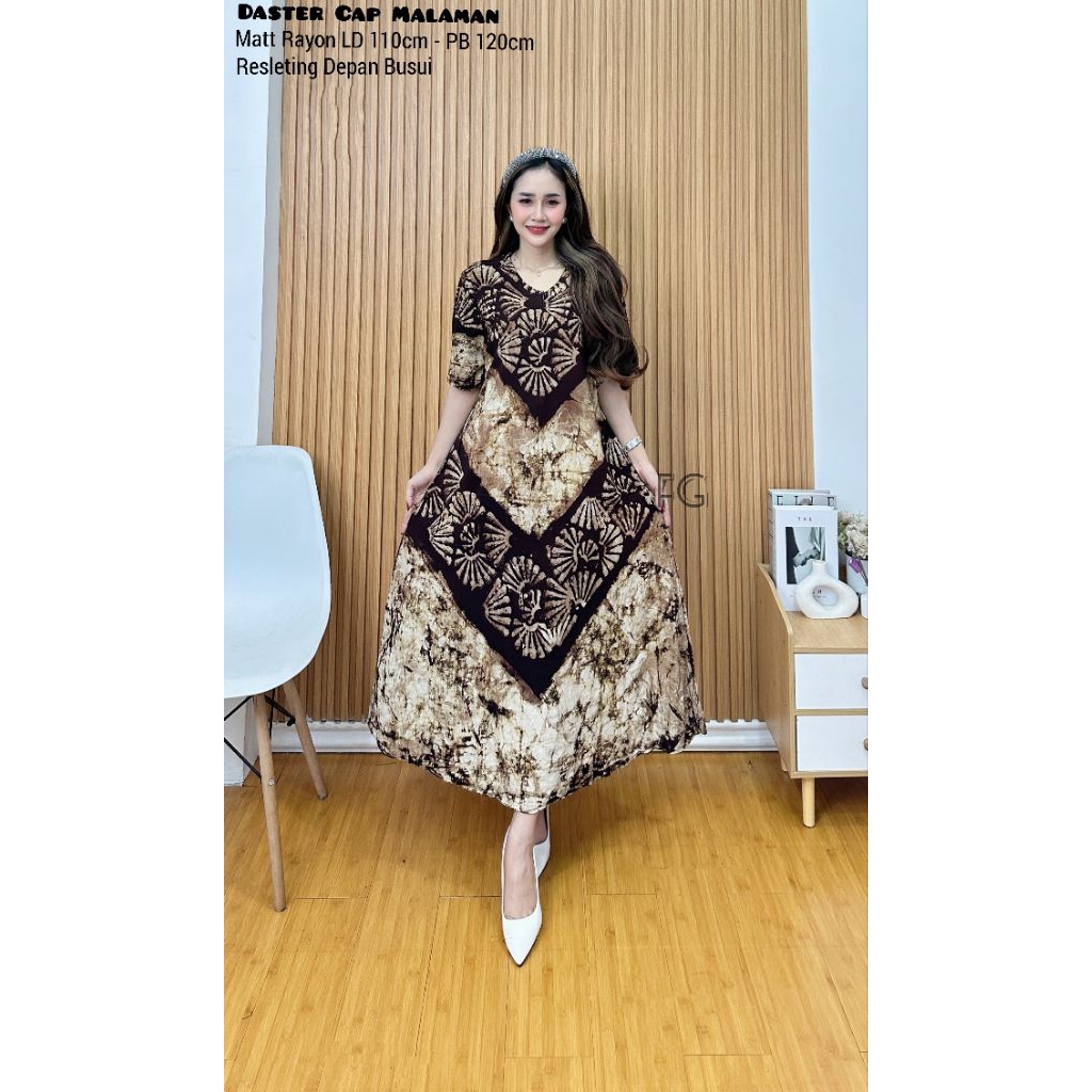 Daster Twill Rayon Super Lengan Pendek 7