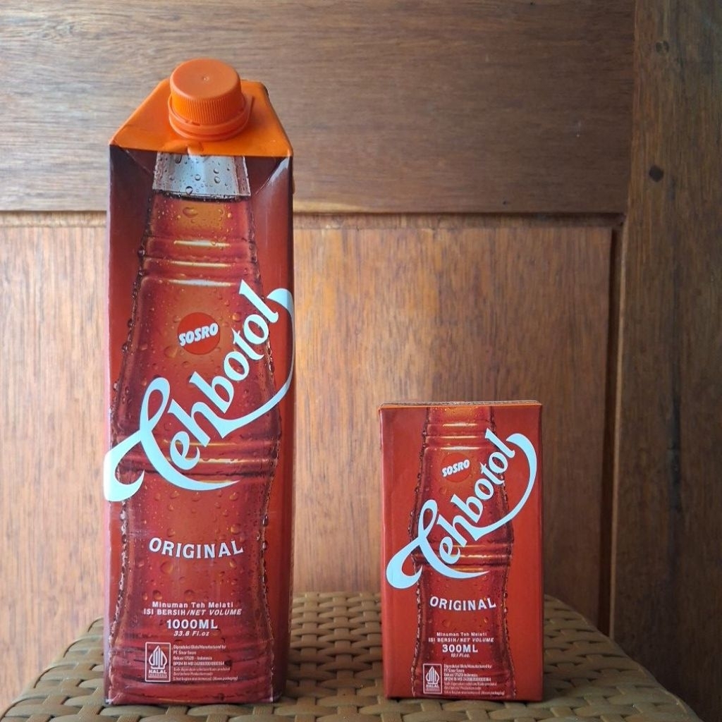Jual Teh Botol Original 1000 ml 1 Liter / 300 ml Halal | Shopee Indonesia