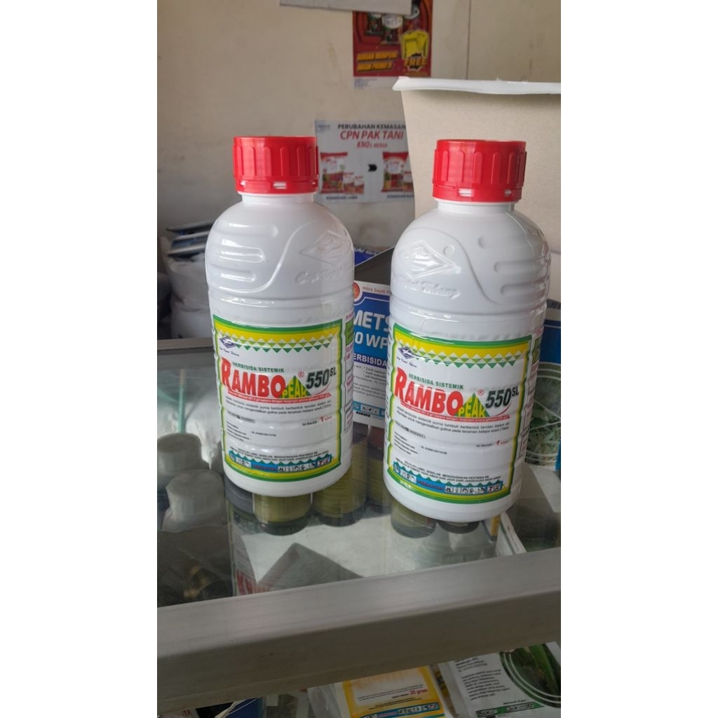 Jual HERBISIDA RAMBO PEAK 1LITER - 550 SL ORIGINAL( PEMBASMI GULMA ...