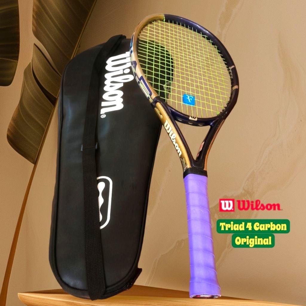 Jual Raket Wilson Triad 4 Carbon Original | Shopee Indonesia