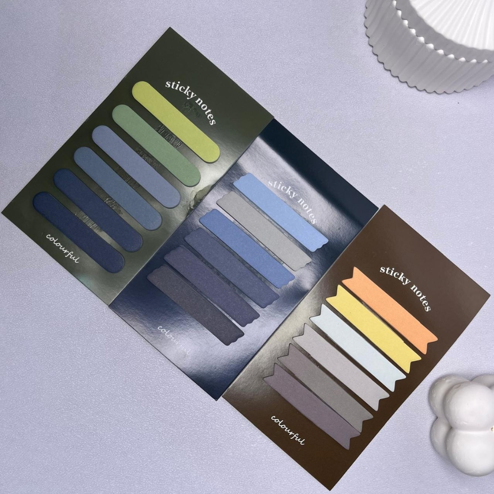 Jual Sticky Note Gradiasi 120Lembar Tempelan Kertas Catatan 6in1 Kertas ...