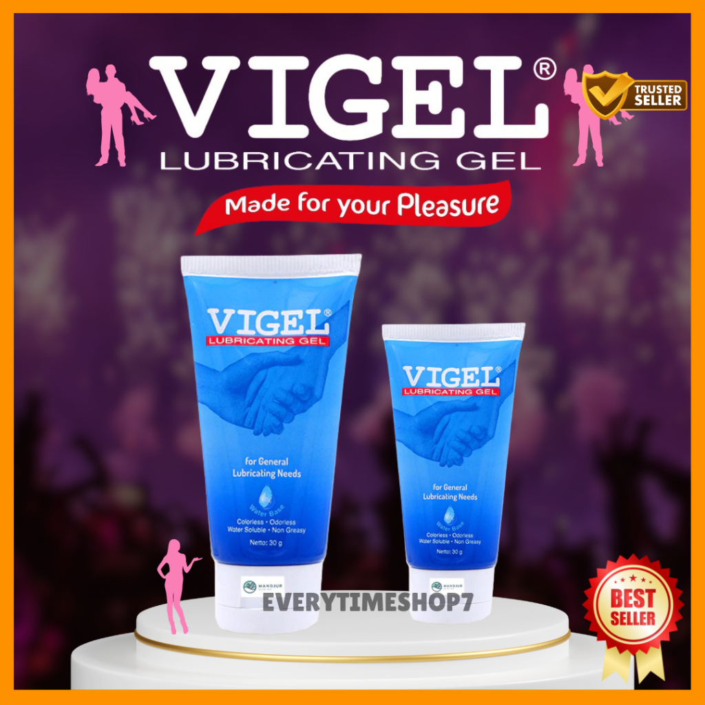 Jual Vigel Lubricating Gel 30gr / 60gr | Pelumas Pribadi Aman | Water-Based  | Tidak Lengket | Tahan Lama | Shopee Indonesia