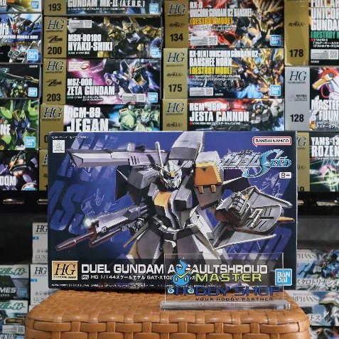 Bandai – Gundam Duel Assaultshroud HG 1/144 – Figurine Articulée à Monter – Snapfit, Sans Colle Ni Peinture