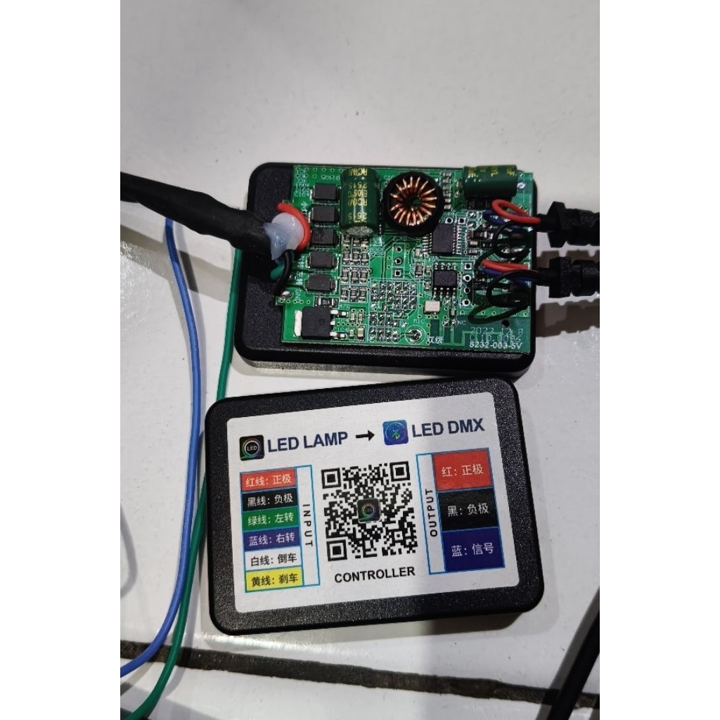 Jual Modul Dmx Belang & Biasa input 12Volt output 5Volt Sudah + kabel ...