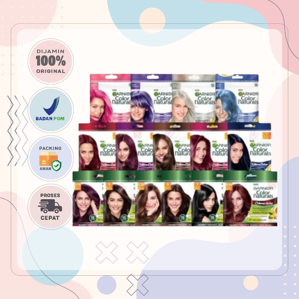 Jual Garnier Color Natural Sachet / Garnier Color Naturals Ultra Color ...