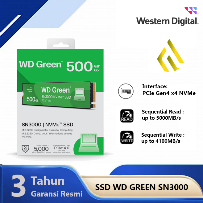 WD Green SN3000 NVMe SSD 1TB M.2 ほぼ新品 Amazon.com: Western