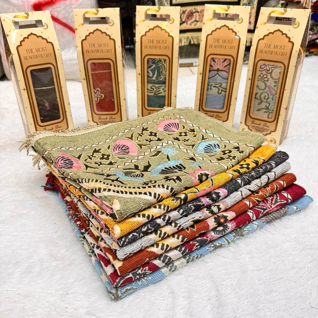 sajadah besar turki chenile paket box