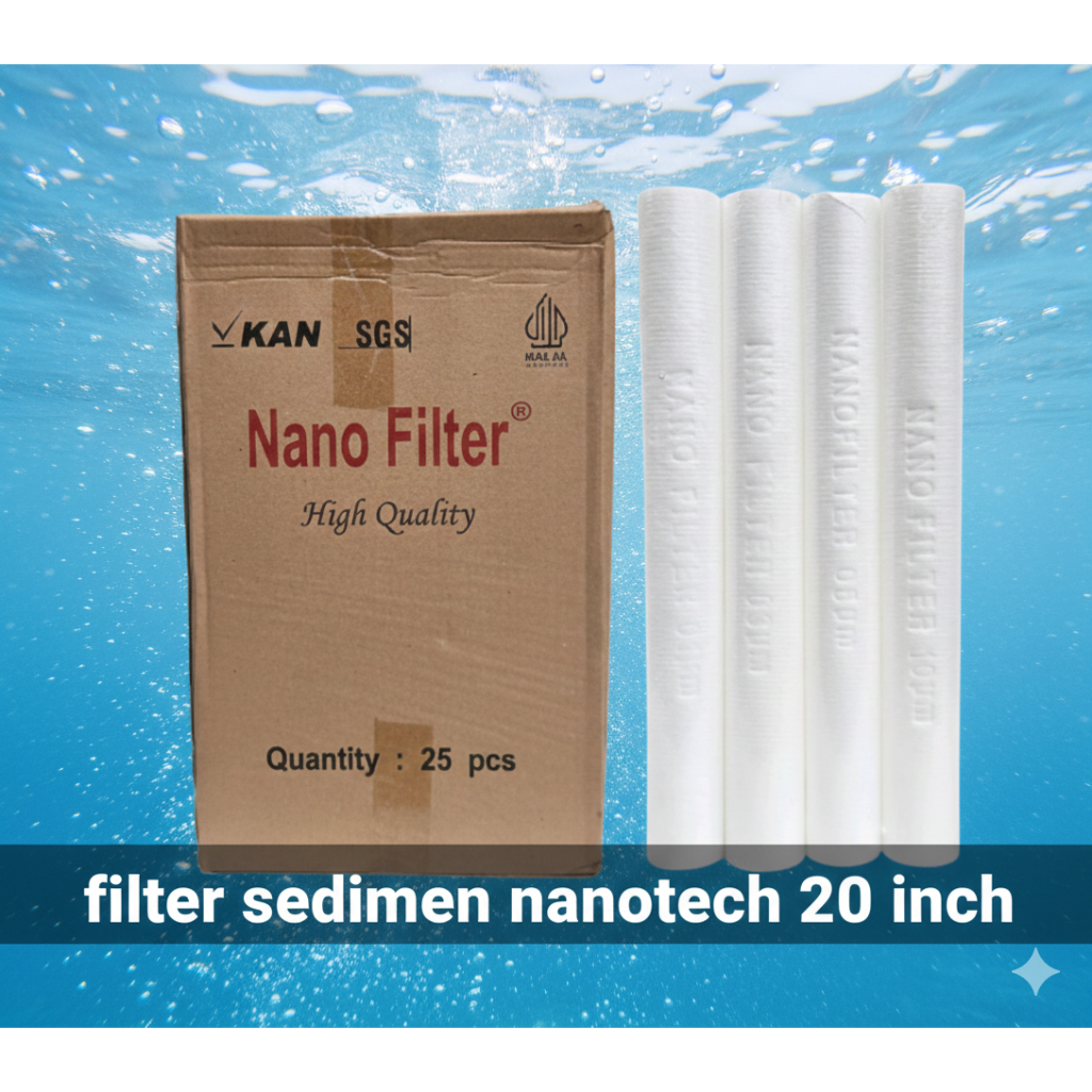 Jual Filter Sedimen Nanotech 20 inch 1 dus 25 pcs | Shopee Indonesia