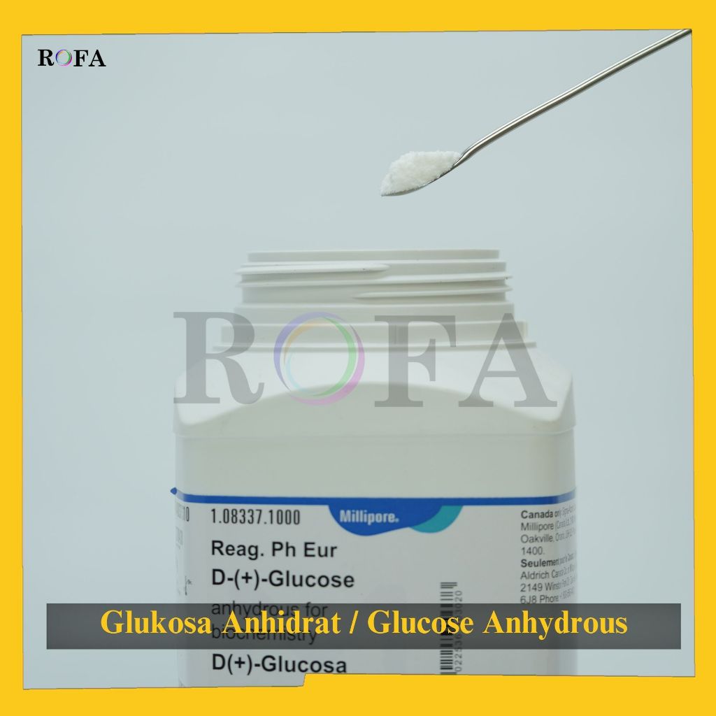 Jual Glukosa Anhidrat / Glucose Anhydrous / C6H12O6 Pro Analisis 1000 ...
