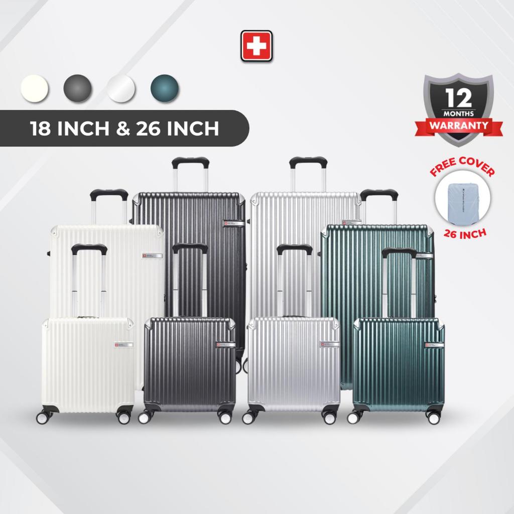 Jual Swiss Military Solio Koper Set 18 inch & 26 inch | Shopee Indonesia