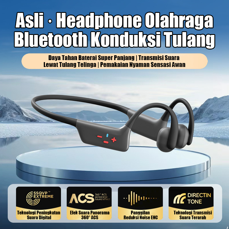Jual Voxtone SwimFit Bone Conduction Headphone Headset Bluetooth MP3 ...
