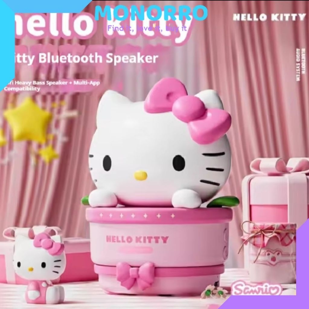 Jual Speaker Bluetooth Hello Kitty Speaker HK Speaker Hello Kitty HIFI ...