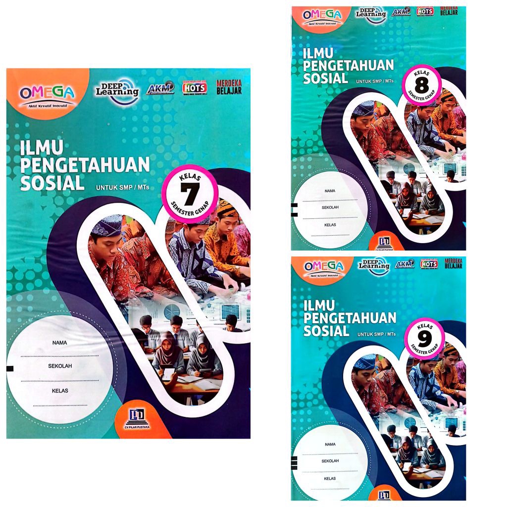 Jual LKS SMP MTS OMEGA IPS ILMU PENGETAHUAN SOSIAL KELAS 7 8 9 ...