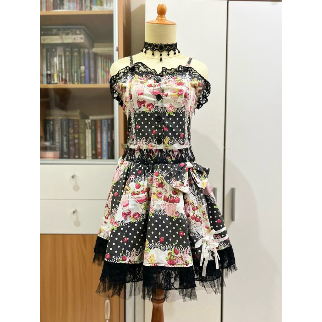 Jual ACDC Rag Goth Emo Y2K Mini Dress Visual Kei Kawaii | Shopee Indonesia