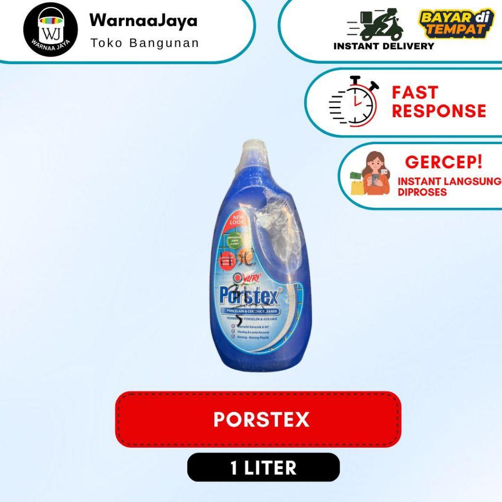 Jual PORSTEX PORCELAIN & CERAMIC CLEANER 1 LITER / PORFIX PEMBERSIH ...