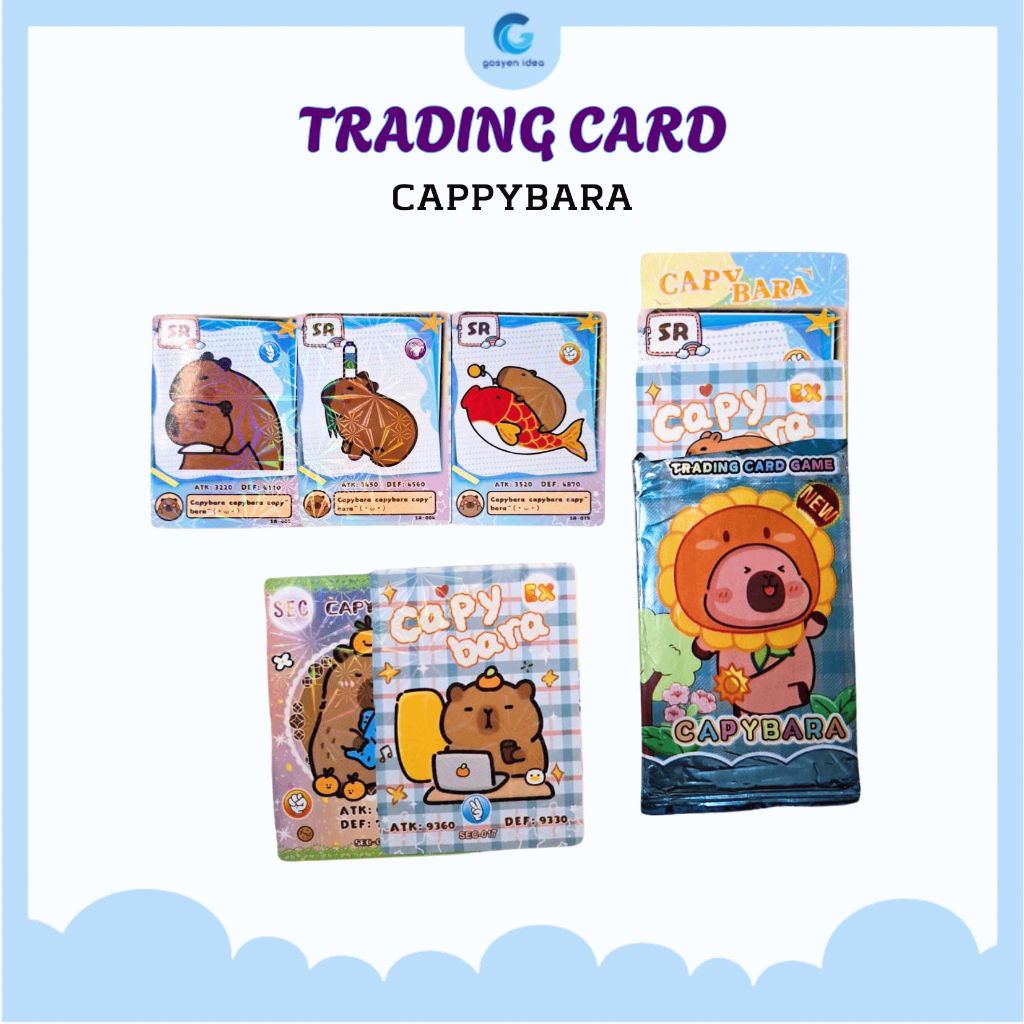 Jual Trading Card Capybara- Mainan Kartu Anak | Shopee Indonesia