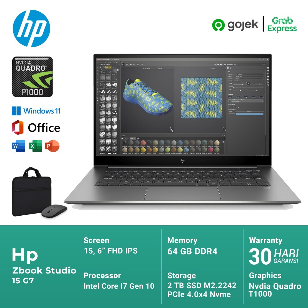 Jual Laptop Hp Studio Zbook 15 G7 Core I7 Gen 10 | Vga Nvdia Quadro ...
