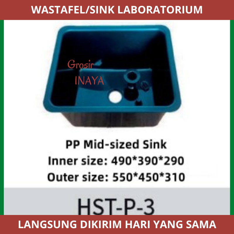 Jual Wastafel Laboratorium Sink Lab High Density Polypropylene | Shopee ...