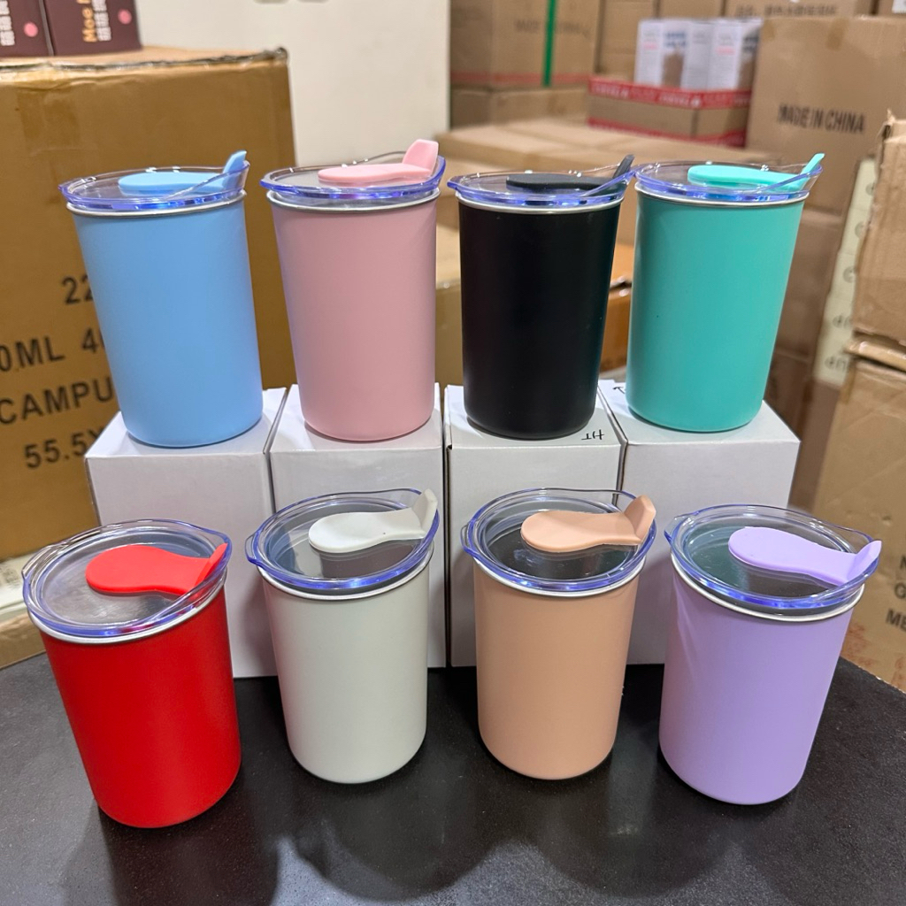 Jual Portable Cup Tumbler Coffee Mug Coffee Tea Cup Stainless Steel sus ...
