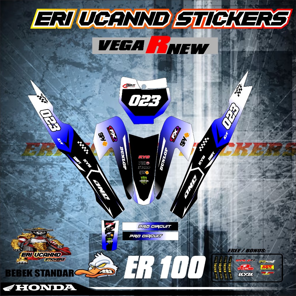 Jual [COD]sticker striping decal RBT VEGA R NEW RBT BEBEK MODIF ...
