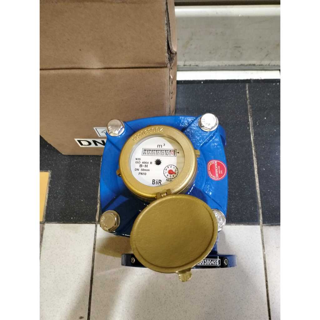 Jual Water Meter / Meteran Air Bersih Merk B&R Size 2 Inch ( 50 mm ...