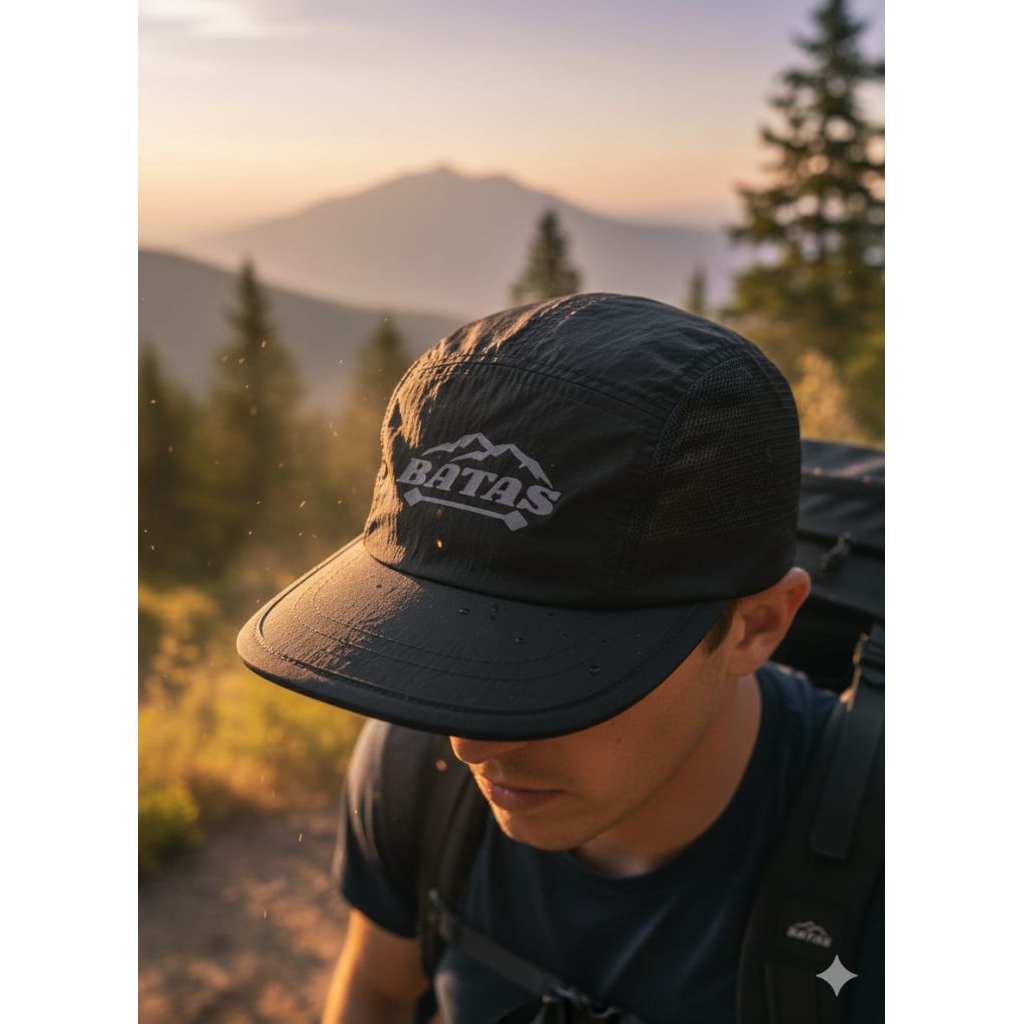 Jual Topi Olahraga Lari Running Cap Pria Wanita Model 5 Panel | Shopee ...
