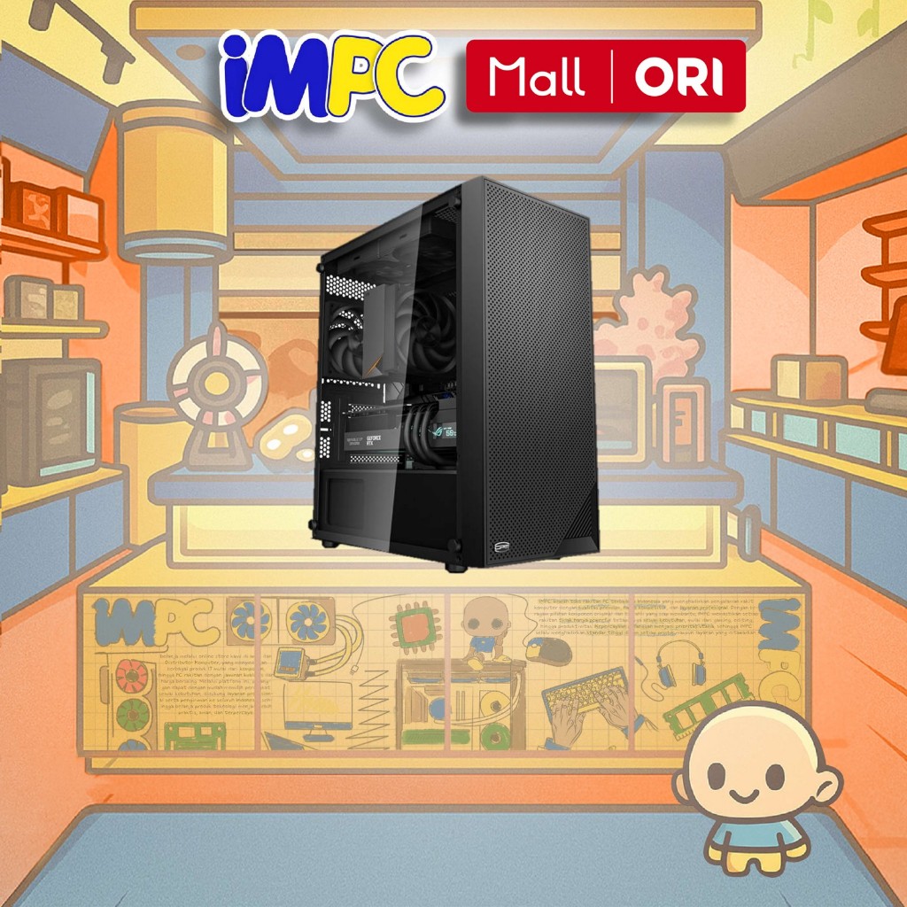 Jual PC COOLER / PCCOOLER PC Casing C3-B310 / C3B310 - PC Case MATX ...