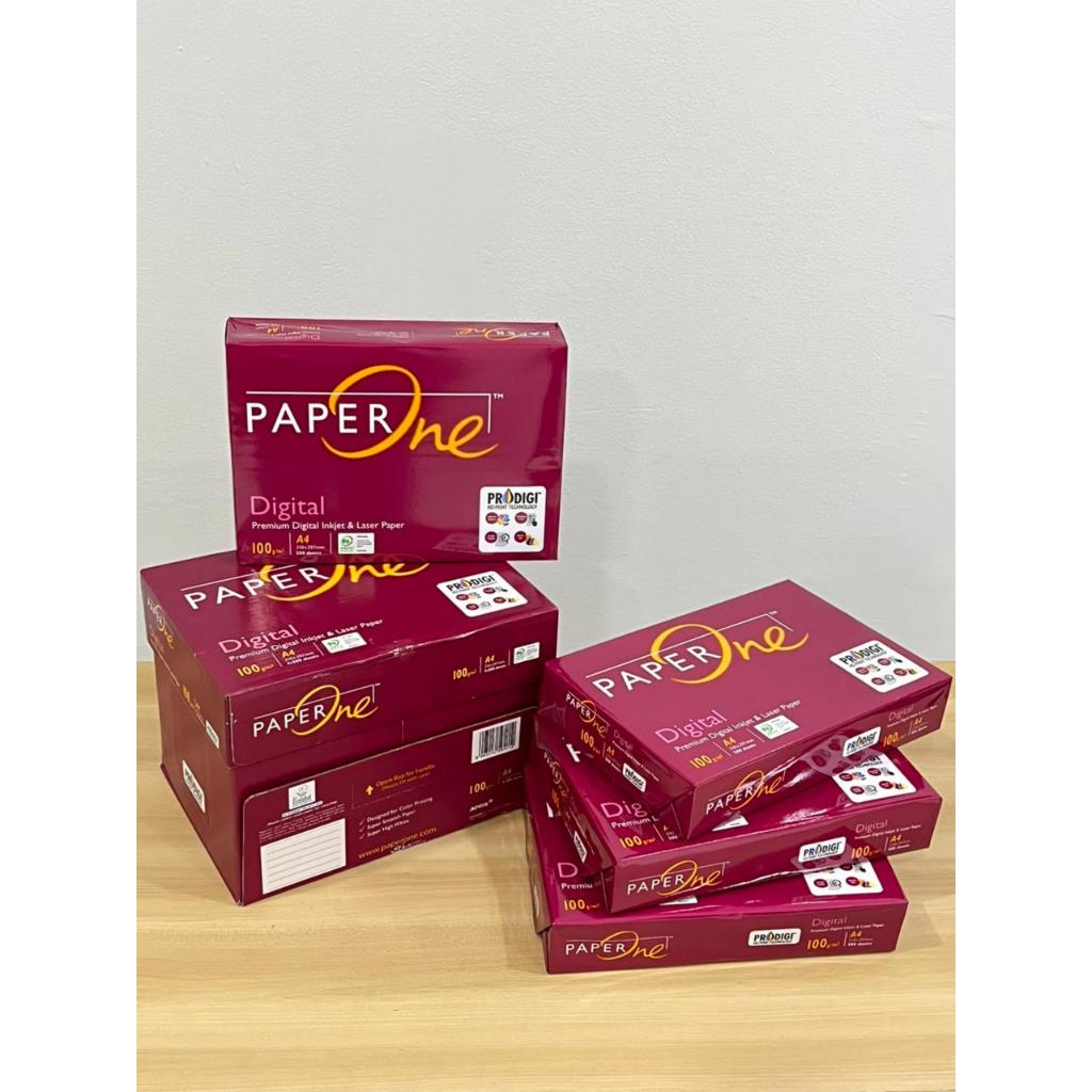 Jual Kertas Paper one A4 100 gr / 1 rim isi 500 lembar / kertas HVS ...