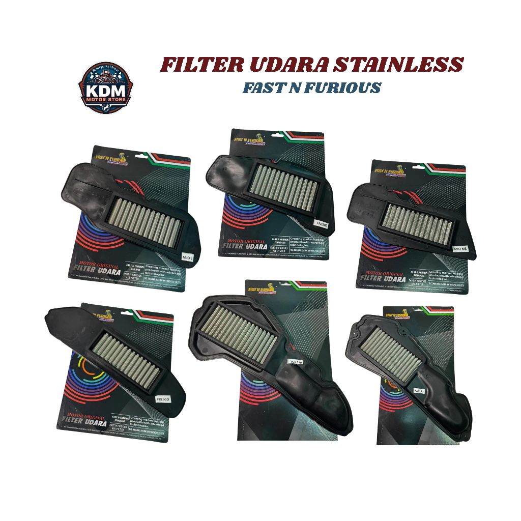 Jual KDM - Filter Udara Stainless Fast n Furious Saringan Udara ...
