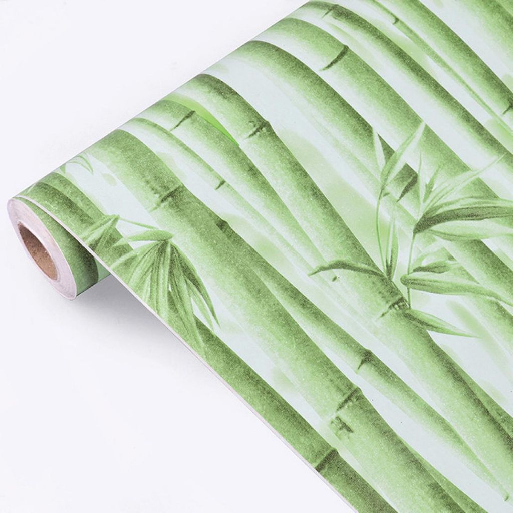 Jual Cimi Wallpaper Sticker Bambu Hijau Muda 4 meter x 45 cm | Shopee ...