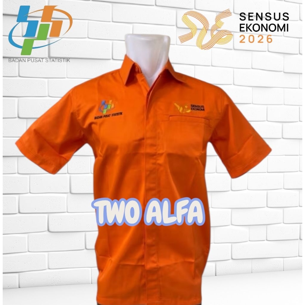 Jual Kemeja BPS Sensus Ekonomi 2026 Seragam Badan Pusat Statistik ...