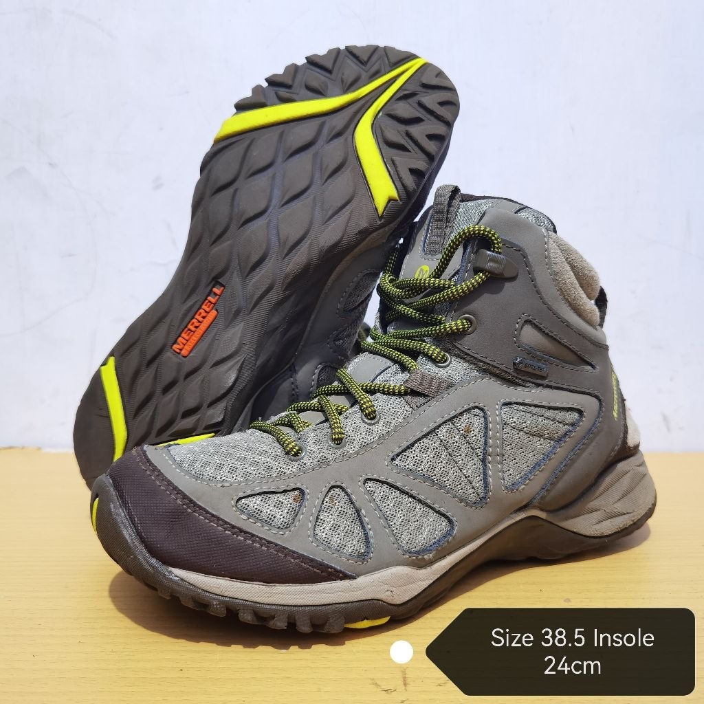 Jual Sepatu Hiking MERRELL GORE-TEX MID 38.5 | Shopee Indonesia