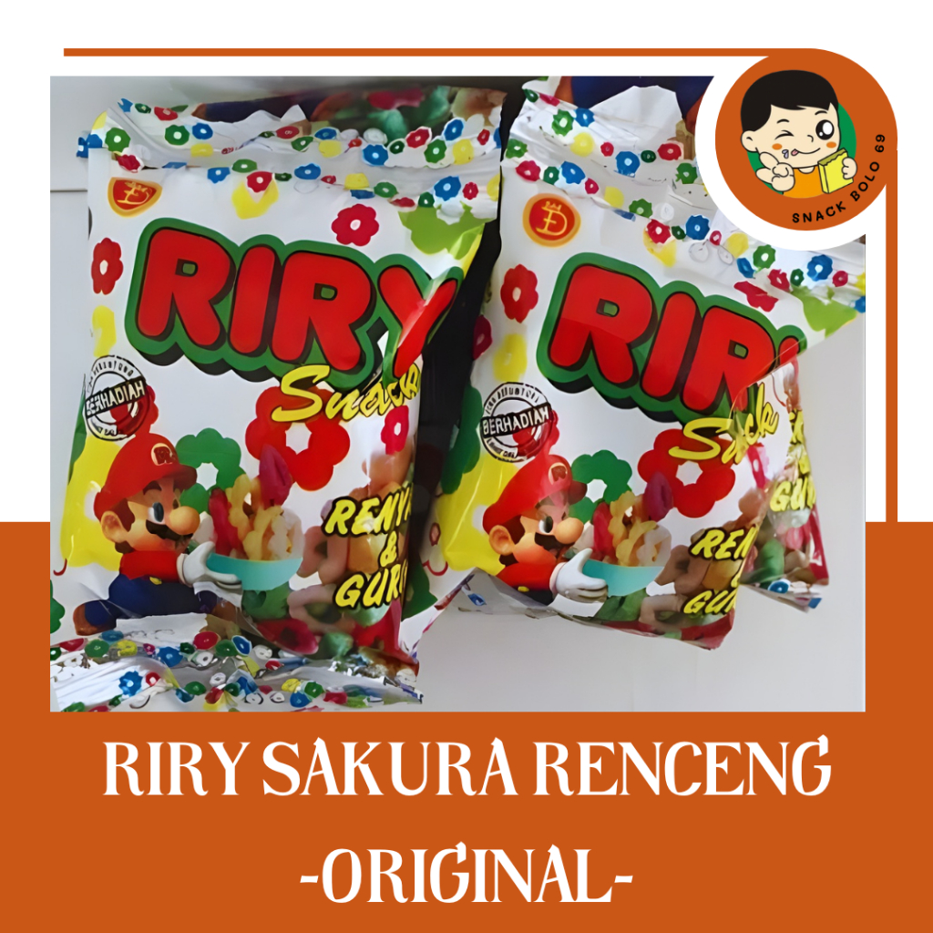 Jual Riry Snack Sakura Jadul Renceng Isi 10 Pcs x 12 Gram | Snack ...