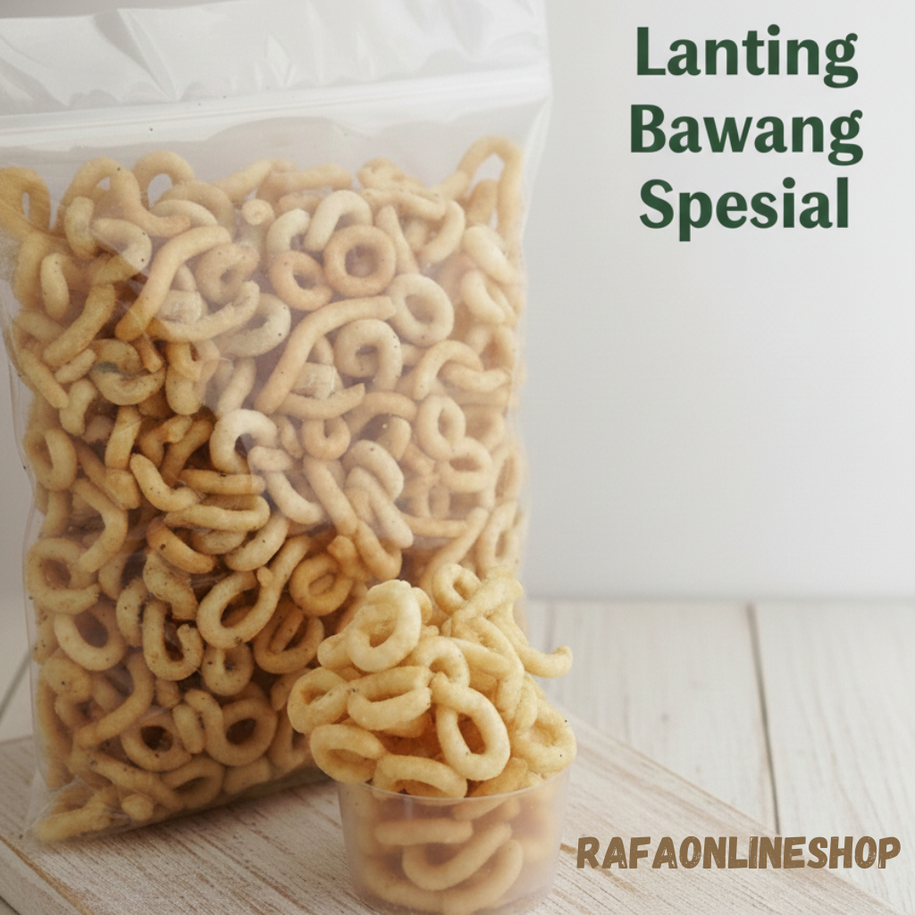 Jual Lanting Singkong Rasa Bawang Spesial Rasa Lebih Mantap 250 grm ...