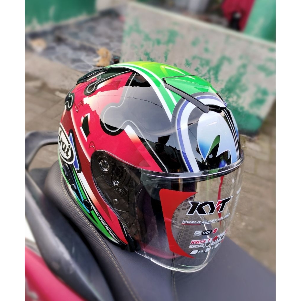 Jual helm kyt kyoto repn livery nakano shuriken | Shopee Indonesia