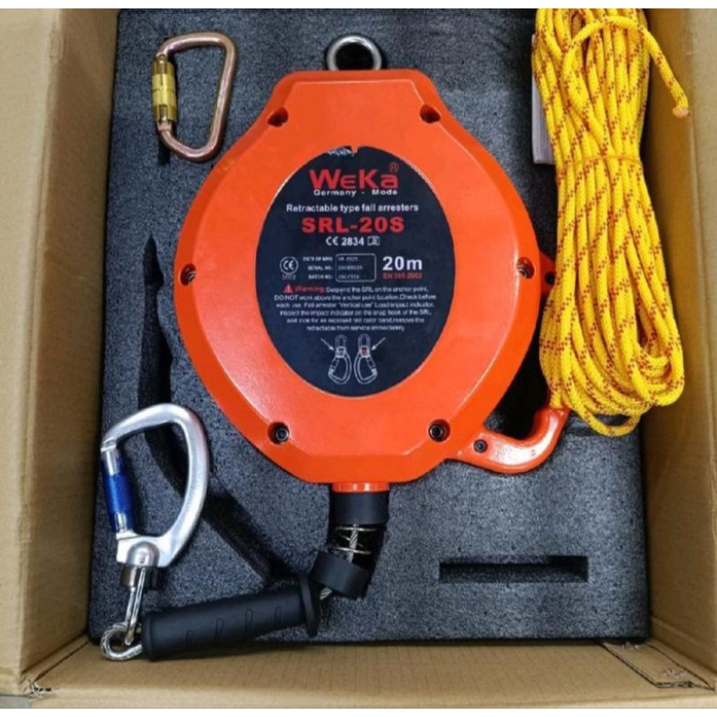 Jual Fall Arrester Retractable Safety WEKA 20 
