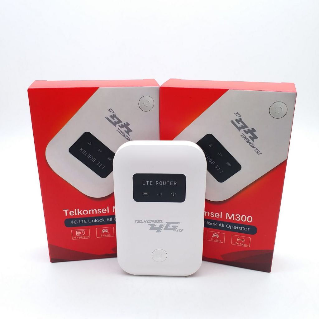 Modem Mifi M300 4G LTE Unlock All Operator Speed 150Mbps Wifi Support 10 User Chipset Qualcom 8916