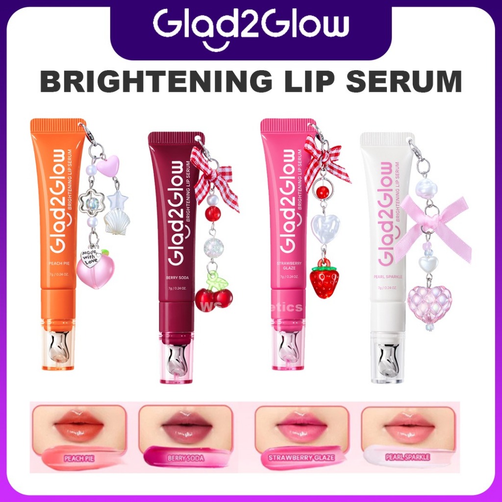 Jual Glad2Glow Brightening Lip Serum 3in1 Moisturizing | Shopee Indonesia