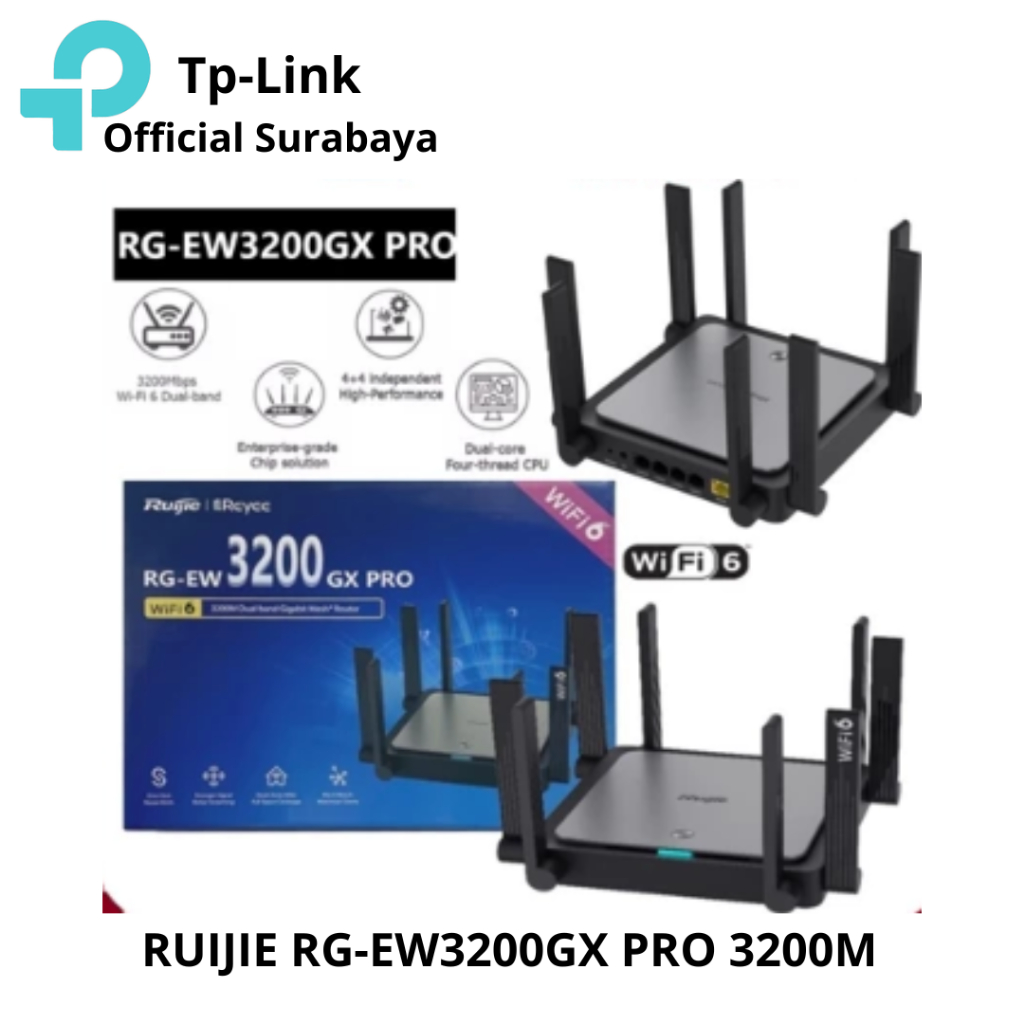 Jual RUIJIE/REYEE RG-EW3200GX PRO 3200M Wi-Fi 6 Dual-Band Gigabit Mesh ...