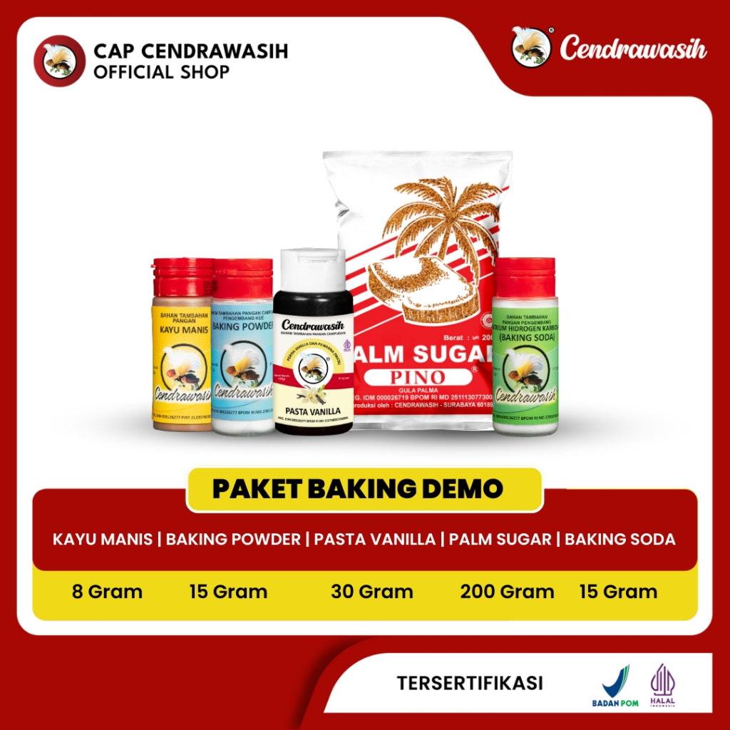 Jual [BAKING DEMO PACKAGE] Cap Cendrawasih Palm Sugar - Kayu Manis ...