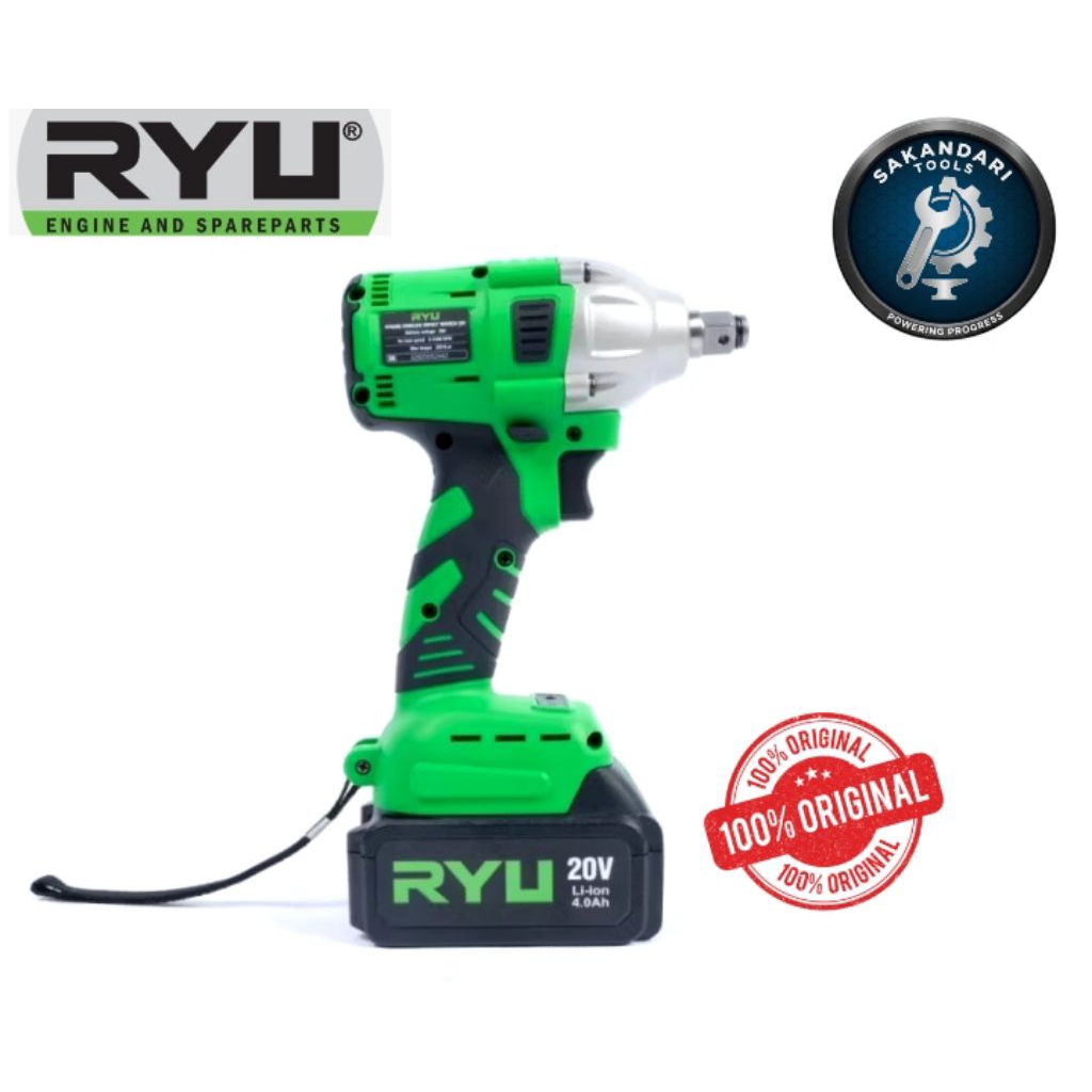 Jual Original Impact Wrench RYU RCW20VOLT Tanpa Baterai | Shopee Indonesia