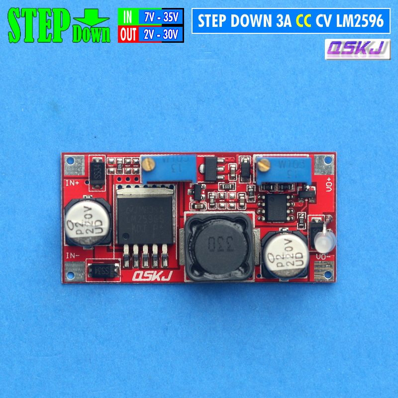 Jual Step Down 3A Driver Led Modul Solar Cell CC CV LM2596 Module ...