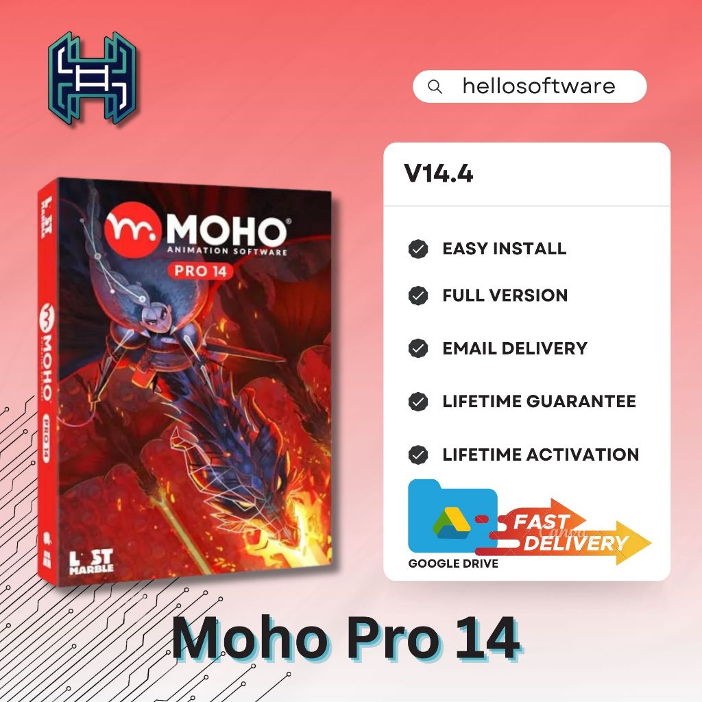 Jual (WIN/MAC) Moho Pro v14.4 Build 20251110 Full Version (Versi ...